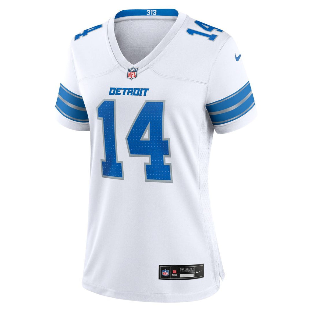 Amon - Ra St. Brown Detroit Lions Women's White Game Jersey - White