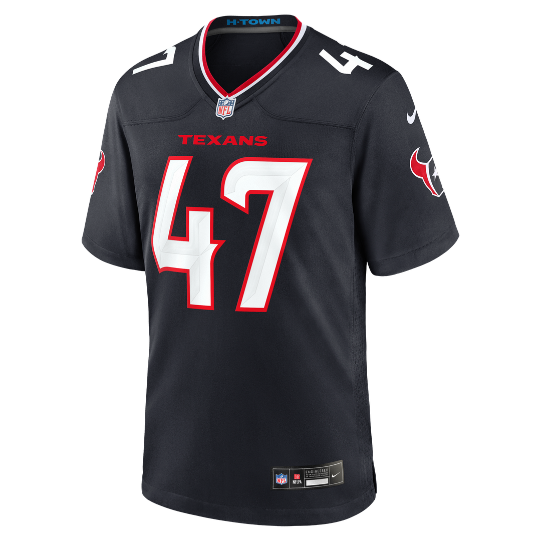 Louis Hansen Houston Texans Team Game Jersey - Navy