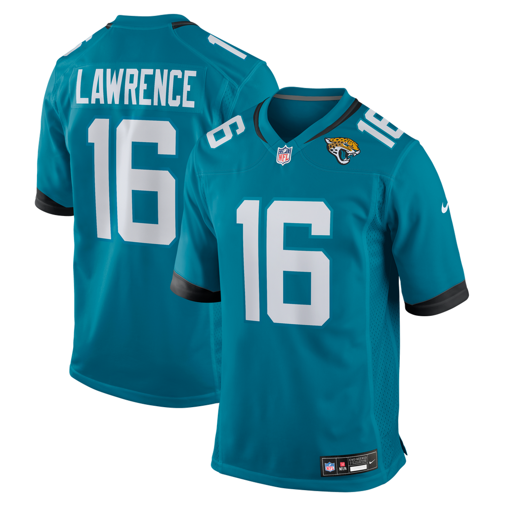 Trevor Lawrence Jacksonville Jaguars Game Jersey - Teal