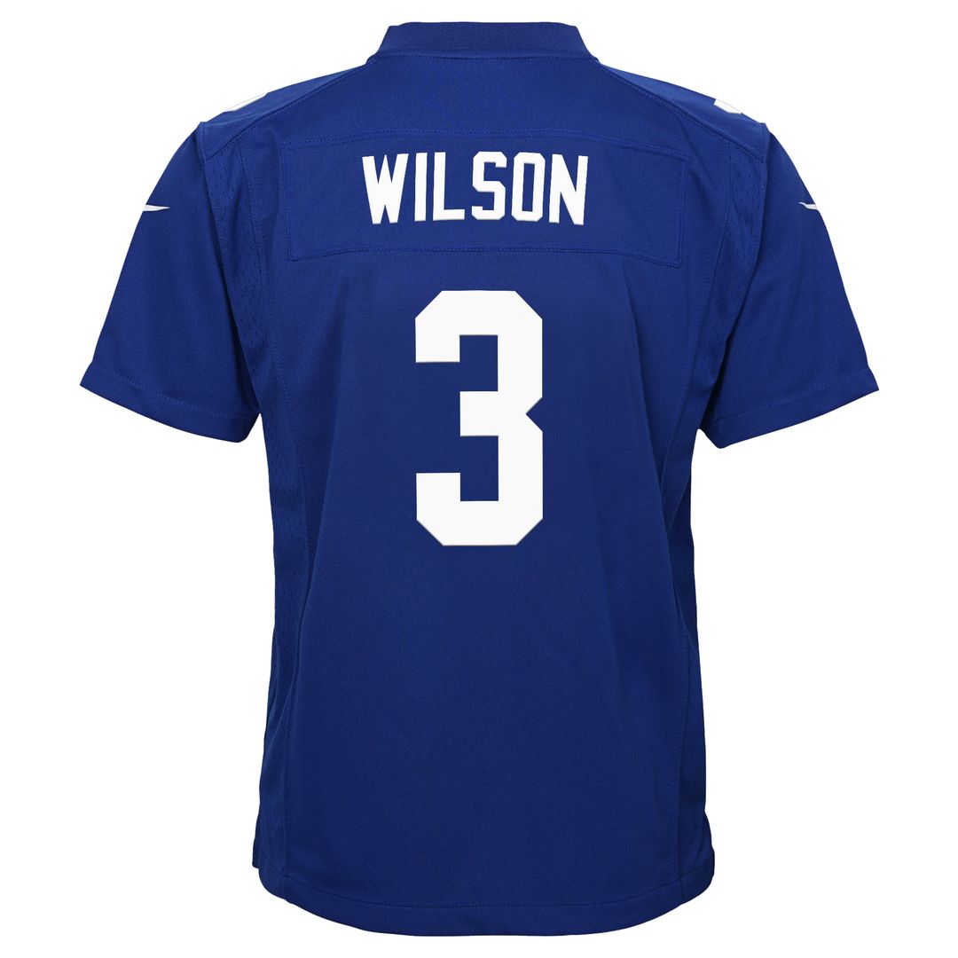 Russell Wilson New York Giants Youth Game Jersey - Royal