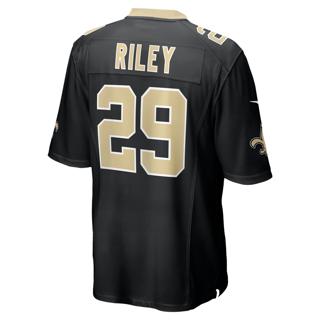 Quincy Riley New Orleans Saints Team Game Jersey - Black