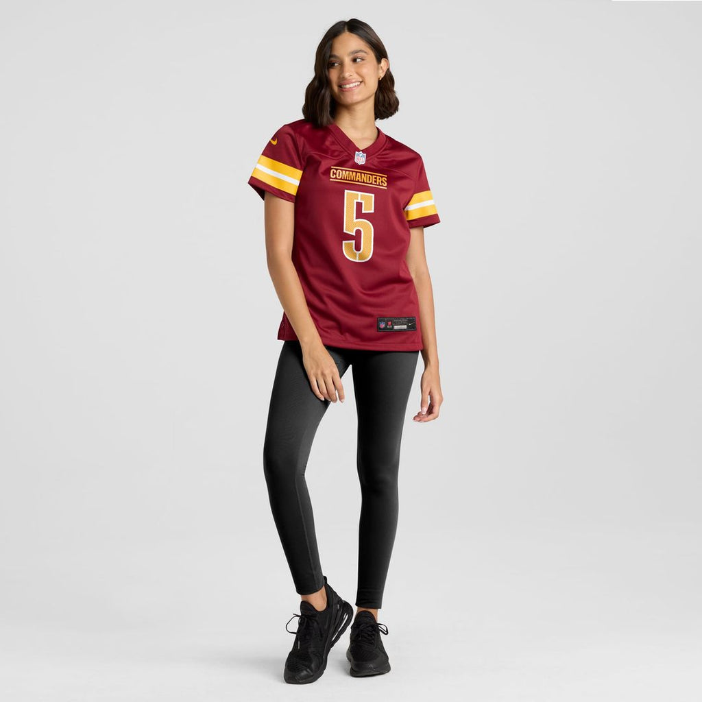Jayden Daniels Washington Commanders Women's Game Jersey - White