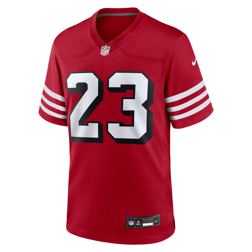 Christian McCaffrey San Francisco 49ers Alternate Game Player Jersey - Scarlet
