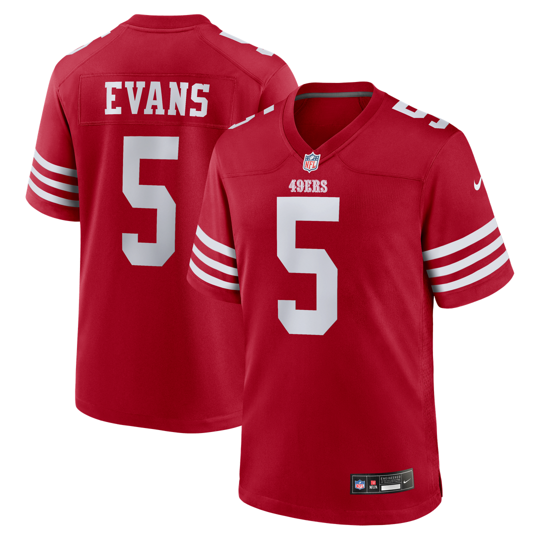 Mike Evans San Francisco 49ers Youth Game Jersey - Scarlet