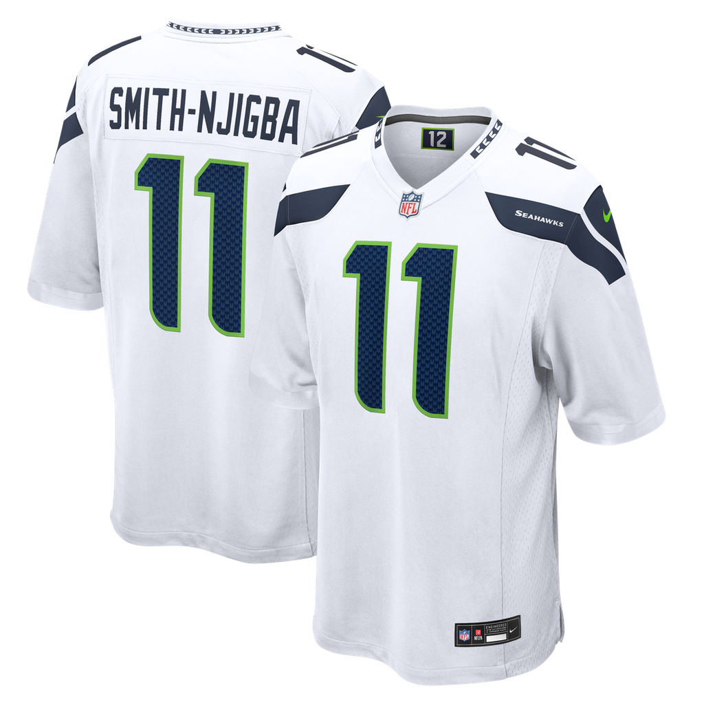 Jaxon Smith - Njigba Seattle Seahawks Game Jersey - White