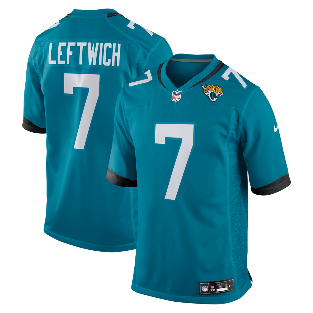 Byron Leftwich Jacksonville Jaguars Retired Player Game Jersey - Teal