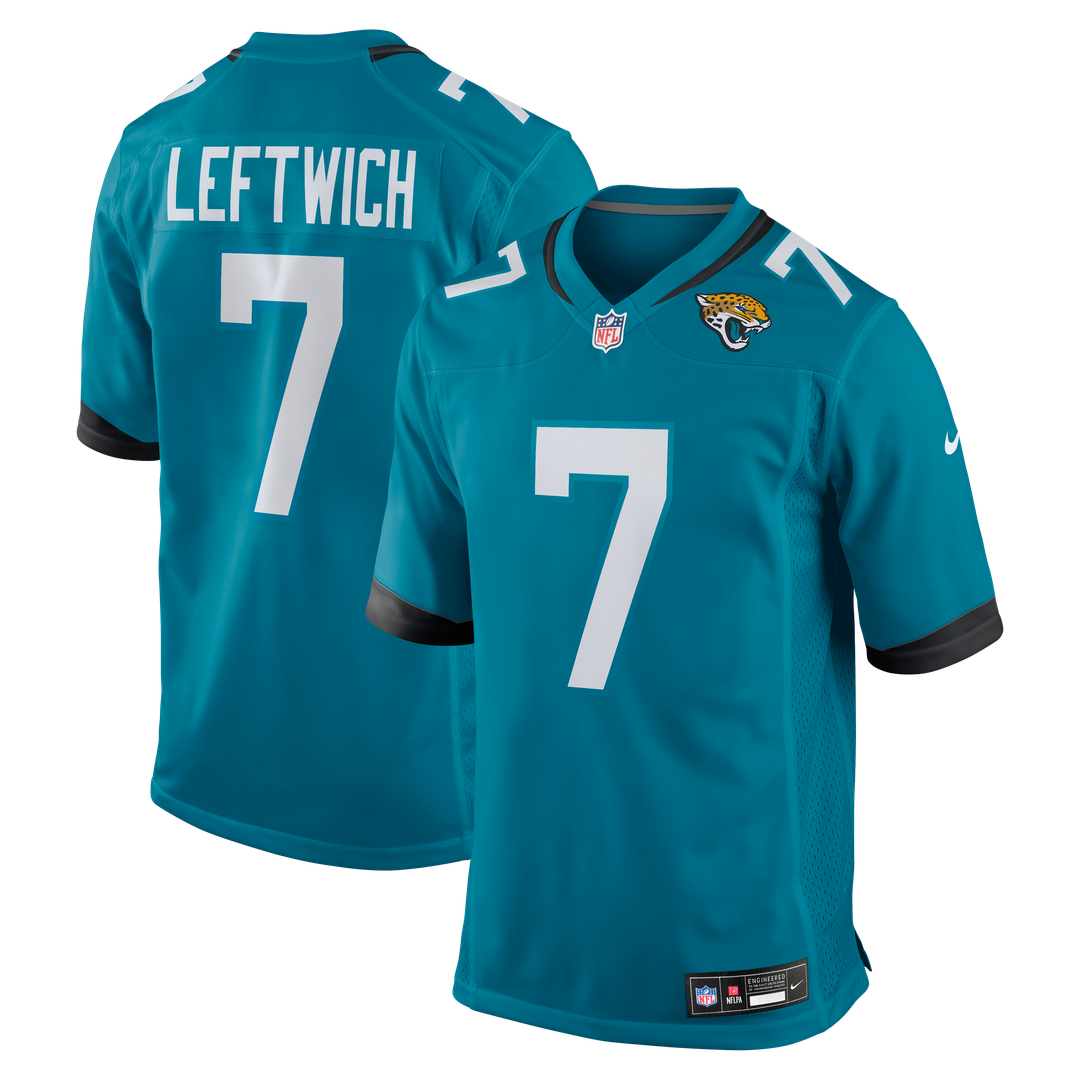 Byron Leftwich Jacksonville Jaguars Retired Player Game Jersey - Teal