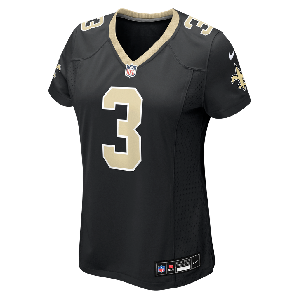 Travis Etienne Jr New Orleans Saints Women's Team Game Jersey - Black
