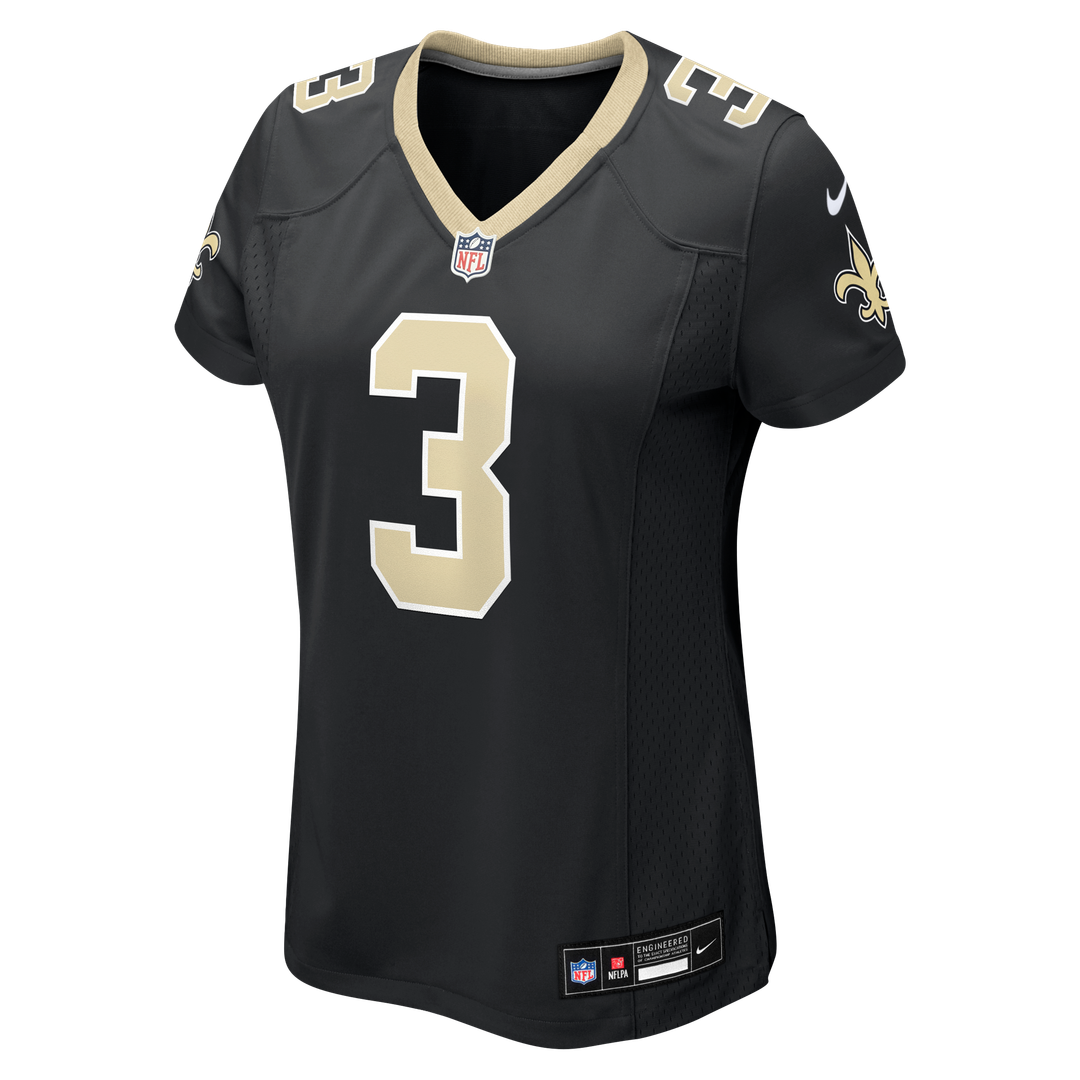 Travis Etienne Jr New Orleans Saints Women's Team Game Jersey - Black