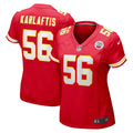 George Karlaftis Kansas City Chiefs Women's Game Player Jersey - Red