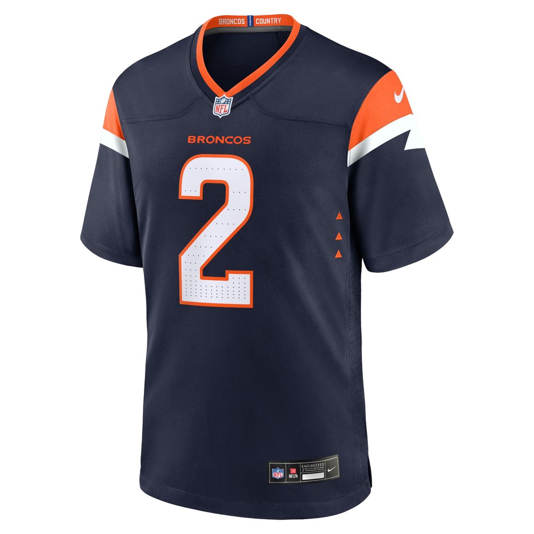 Patrick Surtain II Denver Broncos Alternate Game Jersey - Navy