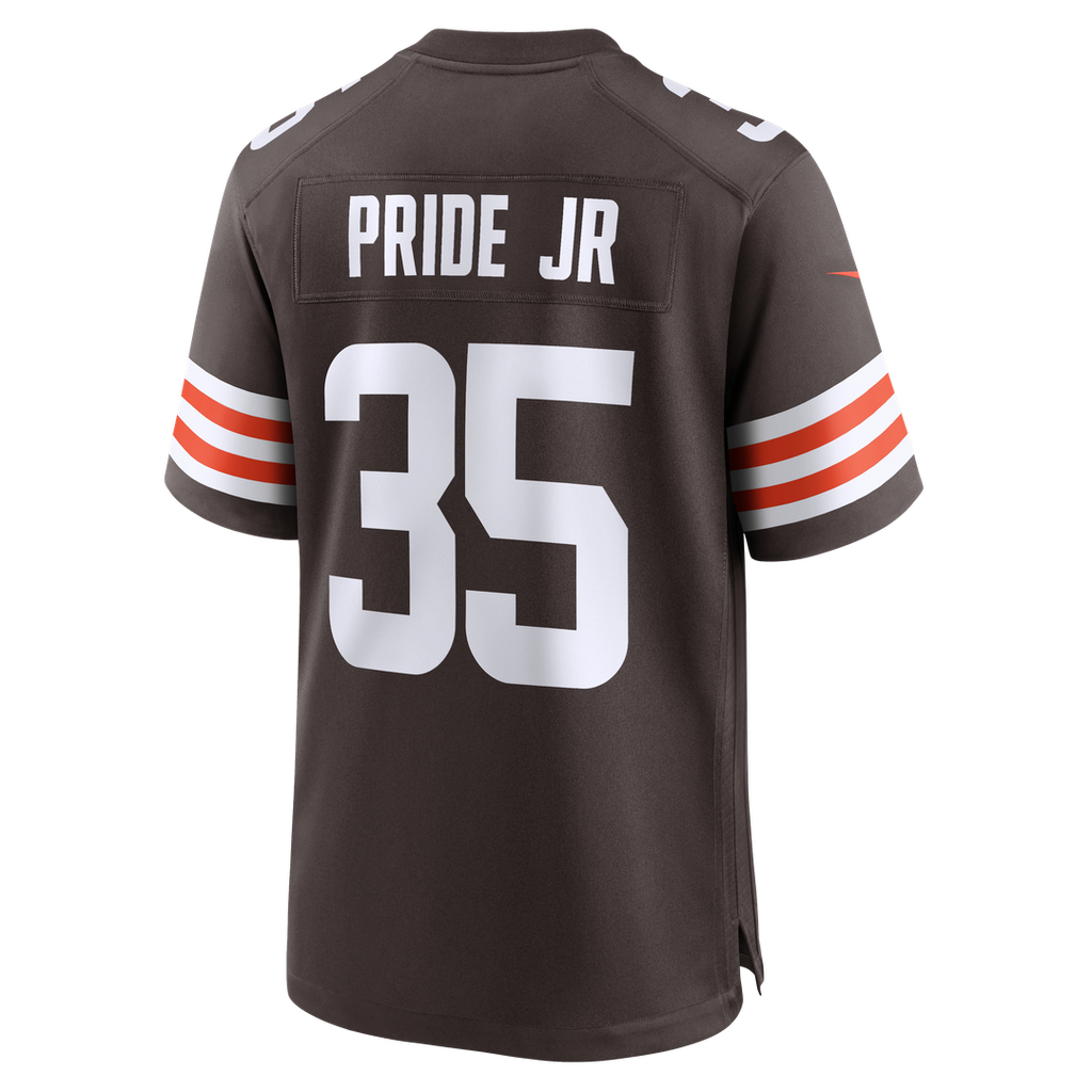 Toriano Pride Jr. Cleveland Browns Team Game Jersey - Brown