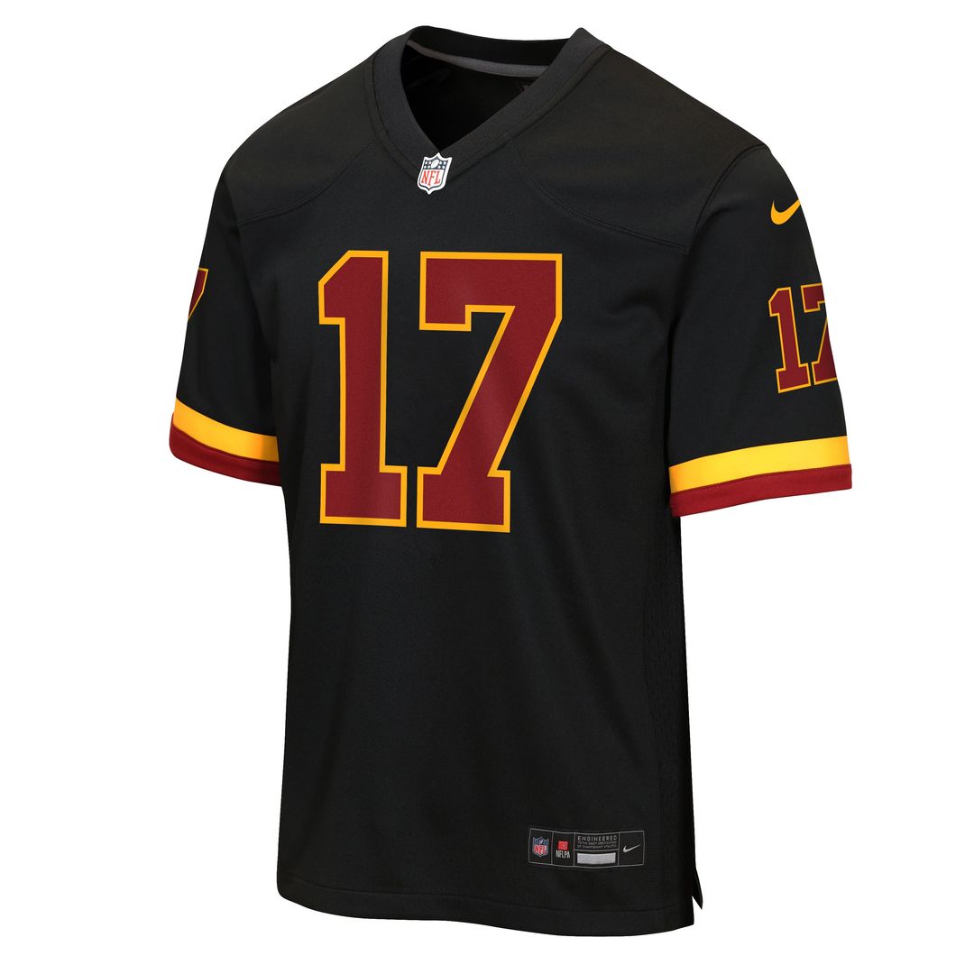 Terry McLaurin Washington Commanders Youth Hail Raiser Alternate Game Jersey - Black