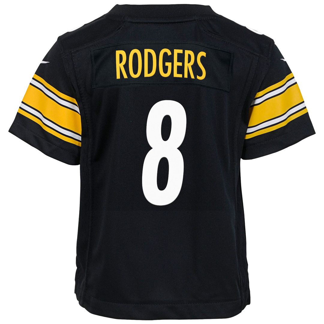Aaron Rodgers Pittsburgh Steelers Youth Game Jersey - Black
