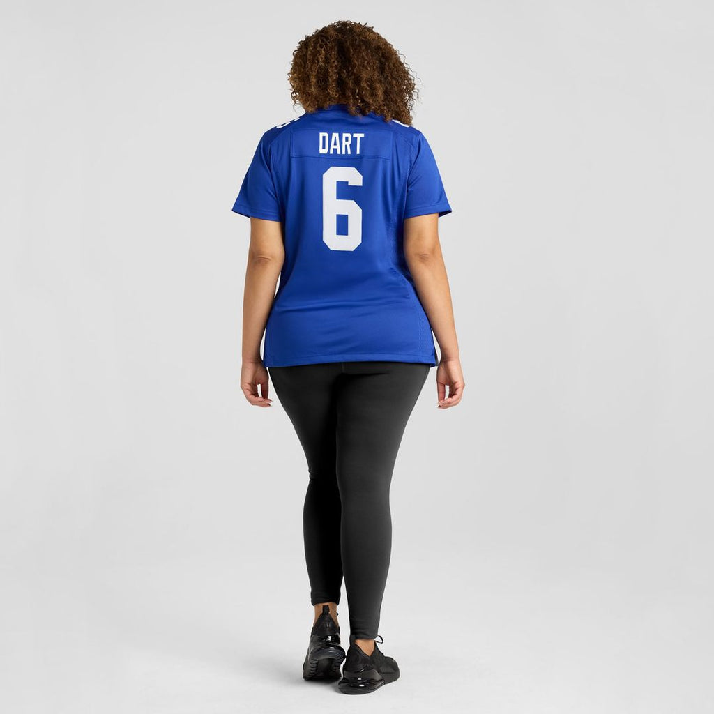 Jaxson Dart New York Giants Women's Game Jersey - White