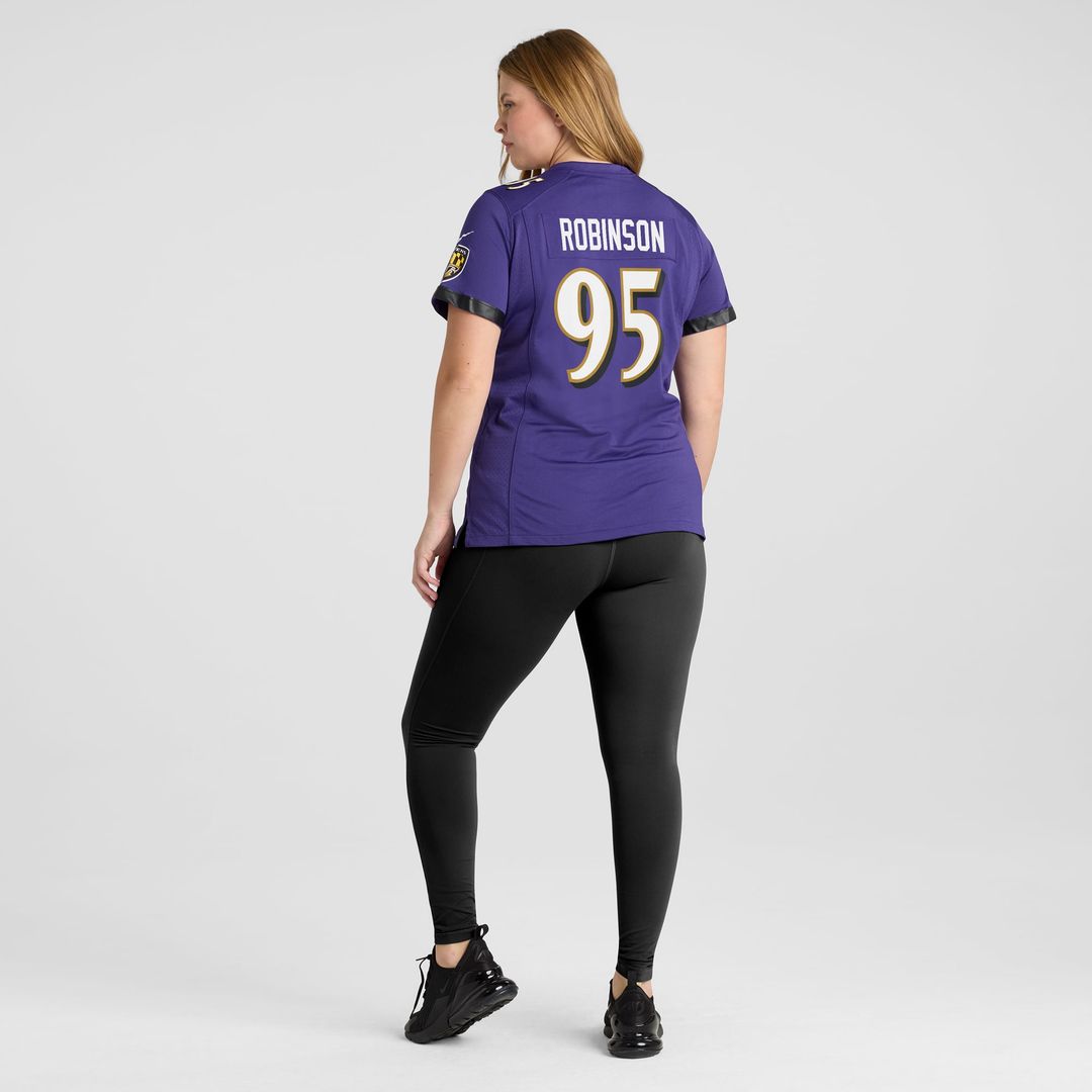 Tavius Robinson Baltimore Ravens Women's Game Jersey - Purple