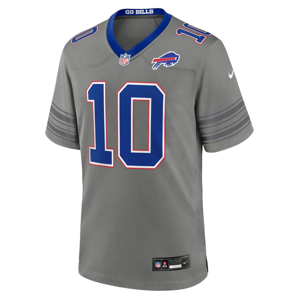 Khalil Shakir Buffalo Bills Nickel City Game Jersey - Gray