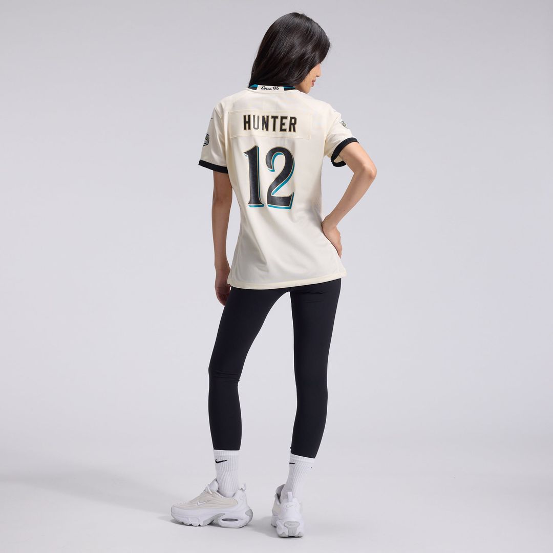 Travis Hunter Jacksonville Jaguars Women's 2026 Rivalries Collection Game Jersey - Natural