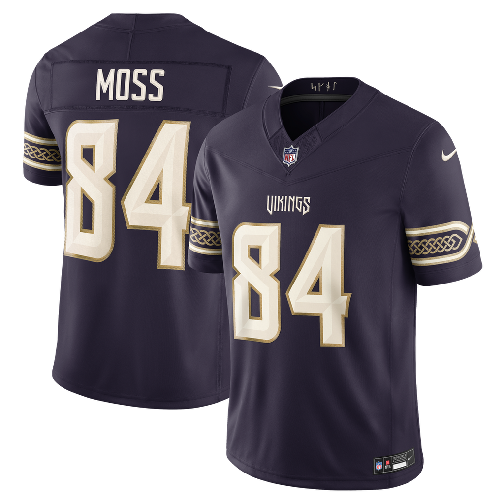 Randy Moss Minnesota Vikings 2026 Rivalries Collection Stitched Limited Jersey - Purple
