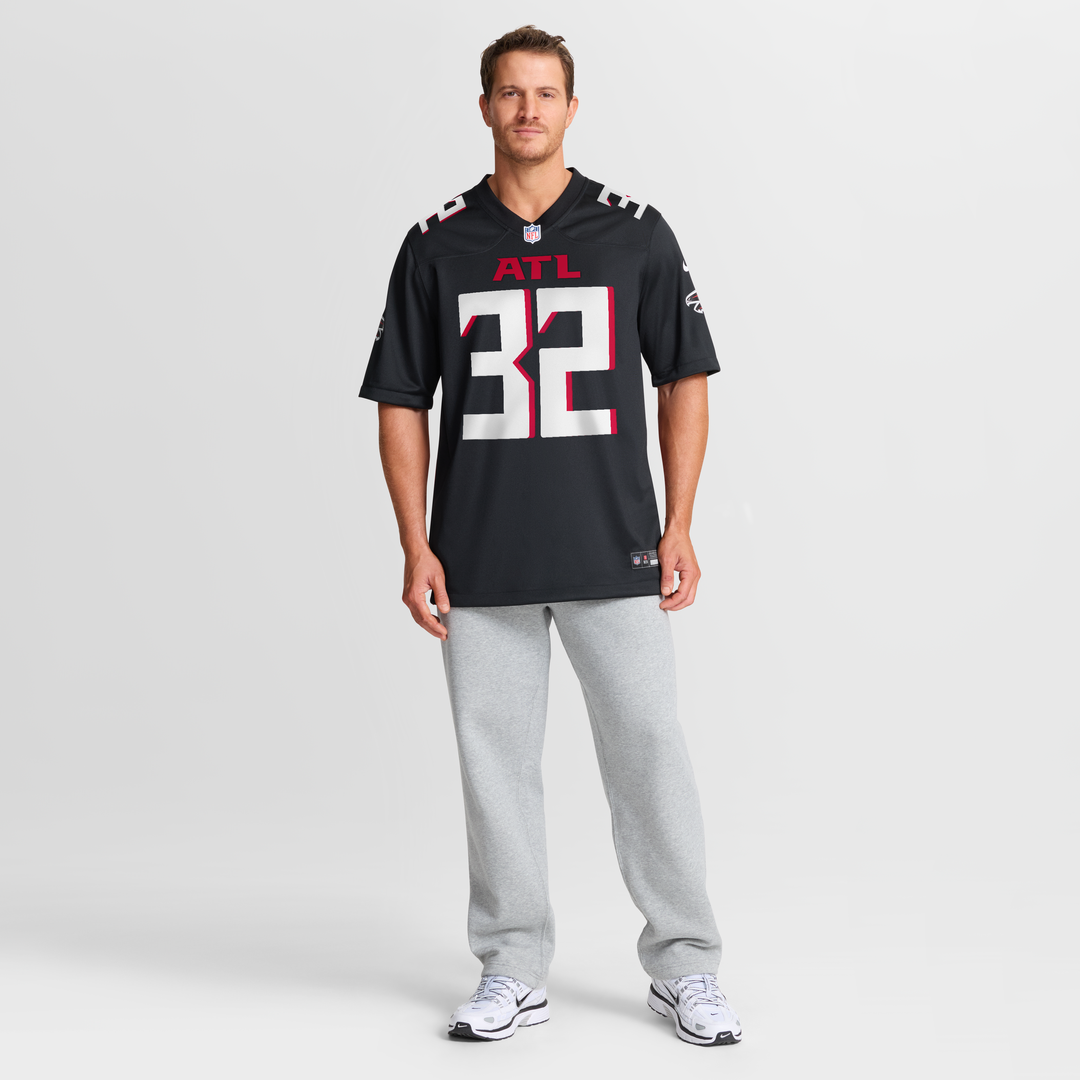 Jamal Anderson Atlanta Falcons Game Retired Player Jersey - Black