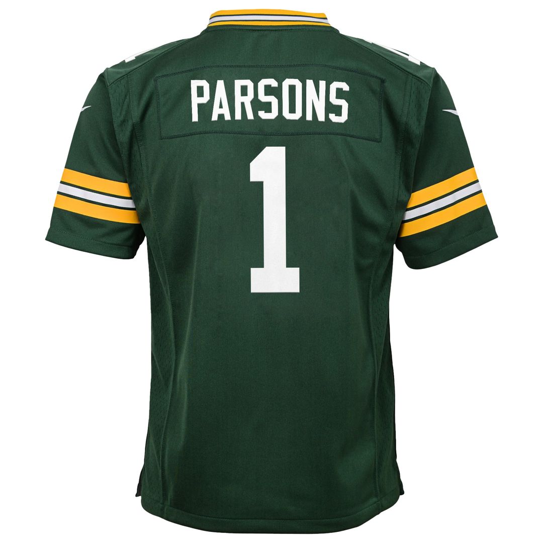 Micah Parsons Green Bay Packers Youth Game Player Jersey - Green