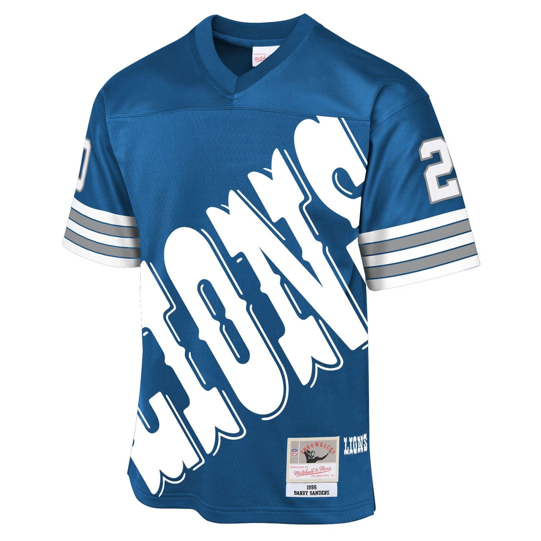 Barry Sanders Detroit Lions Youth 1996 Throwback Fashion Jersey - Blue