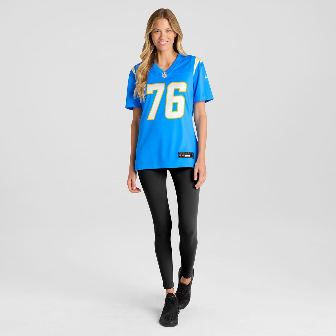 Joe Alt Los Angeles Chargers Women's Game Jersey - Powder Blue