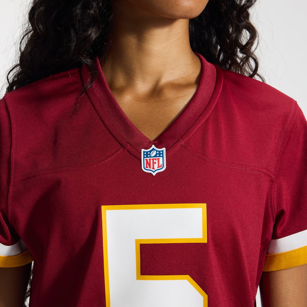 Jayden Daniels Washington Commanders Women's Game Super Bowl Era Jersey - White