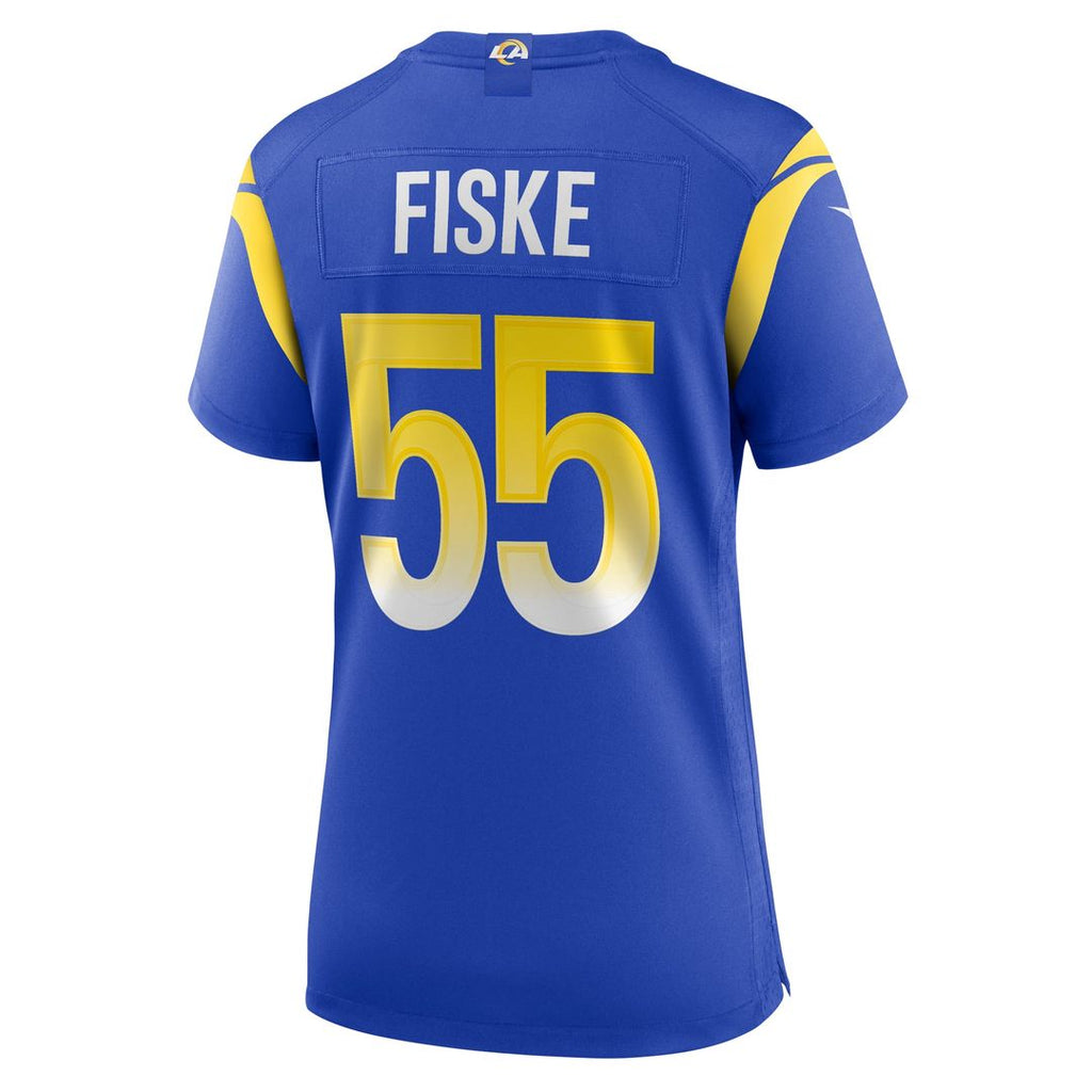 Braden Fiske Los Angeles Rams Women's Game Jersey - Royal