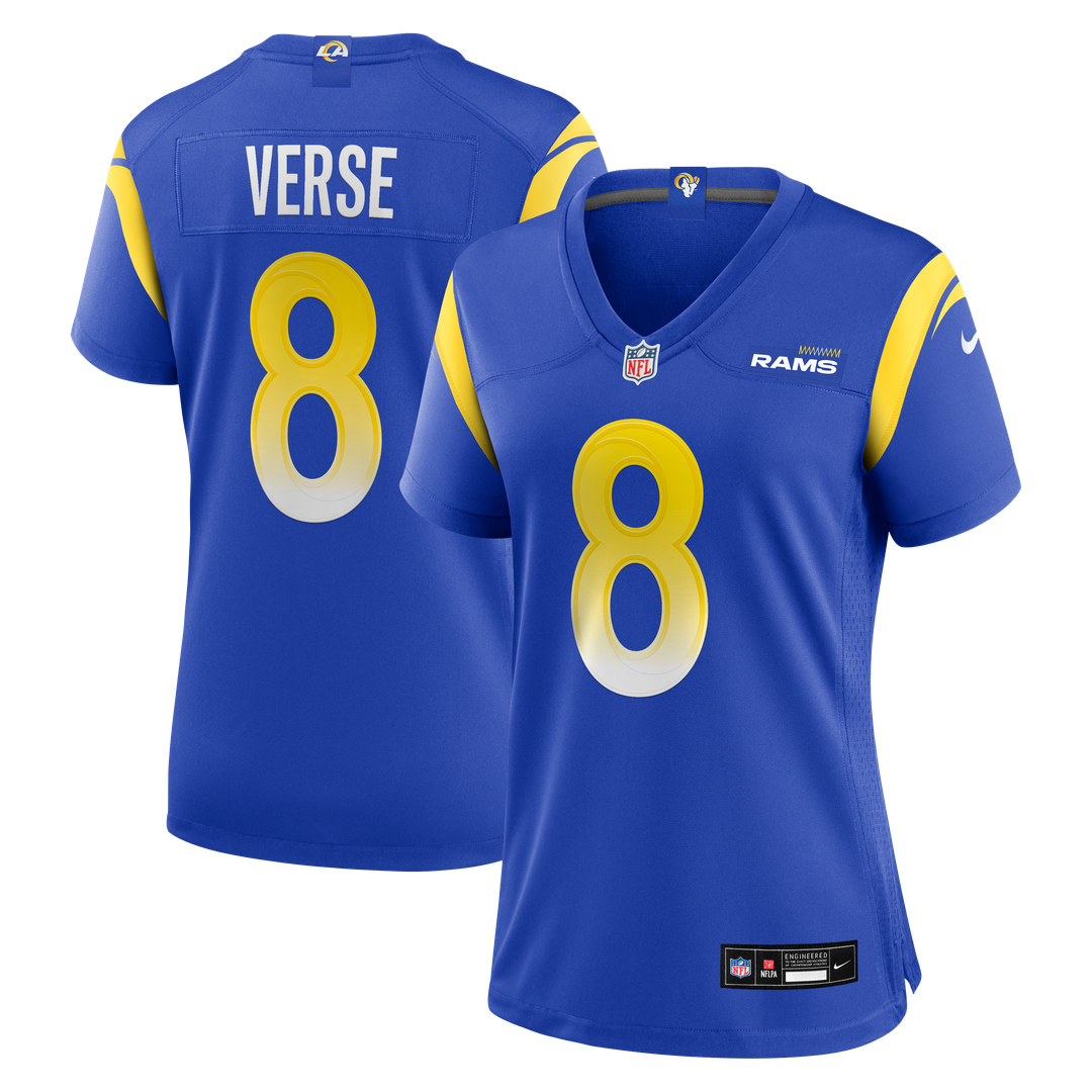 Jared Verse Los Angeles Rams Women's Team Game Jersey - Royal