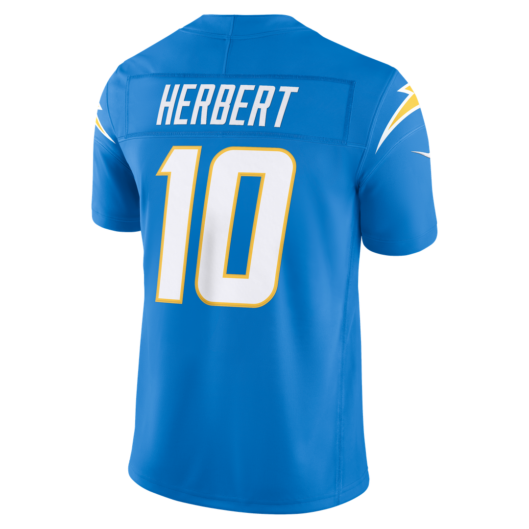 Justin Herbert Los Angeles Chargers Alternate Super Chargers Vapor F.U.S.E. Stitched Limited Jersey - Navy