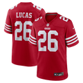 Chase Lucas San Francisco 49ers Team Game Jersey - Scarlet