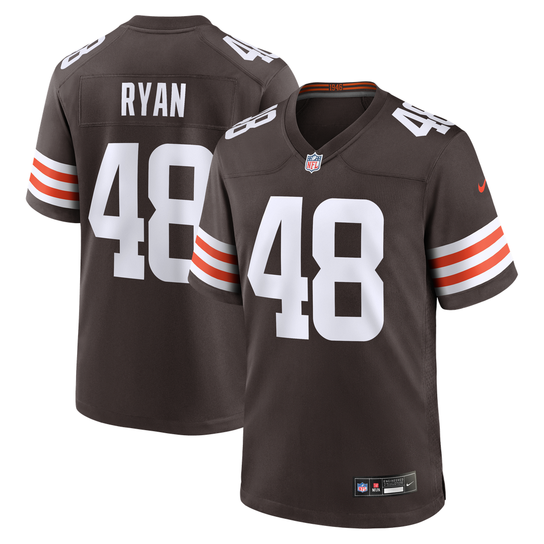 Carsen Ryan Cleveland Browns Game Jersey - Brown