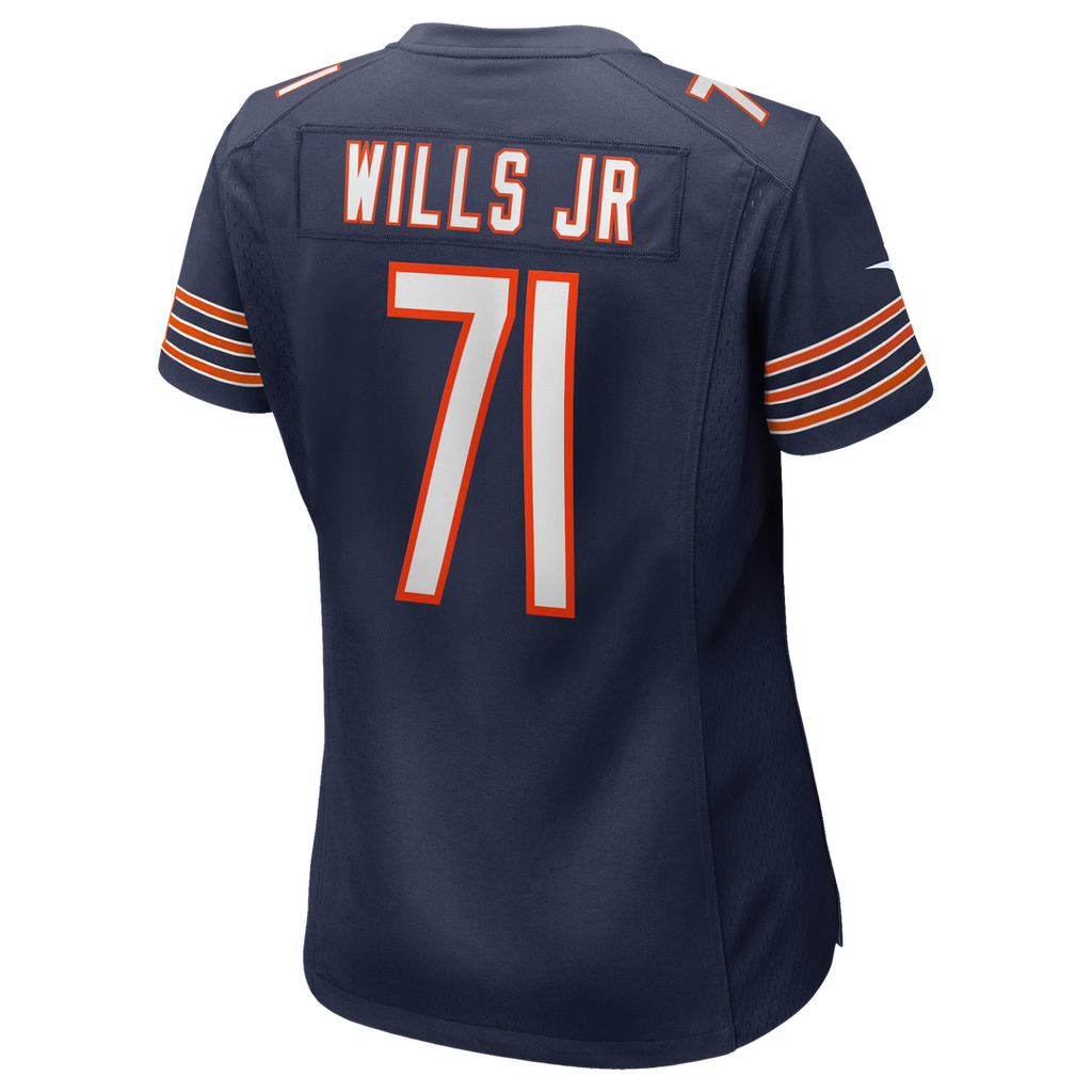 Jedrick Wills Jr. Chicago Bears Women's Team Game Jersey - Navy