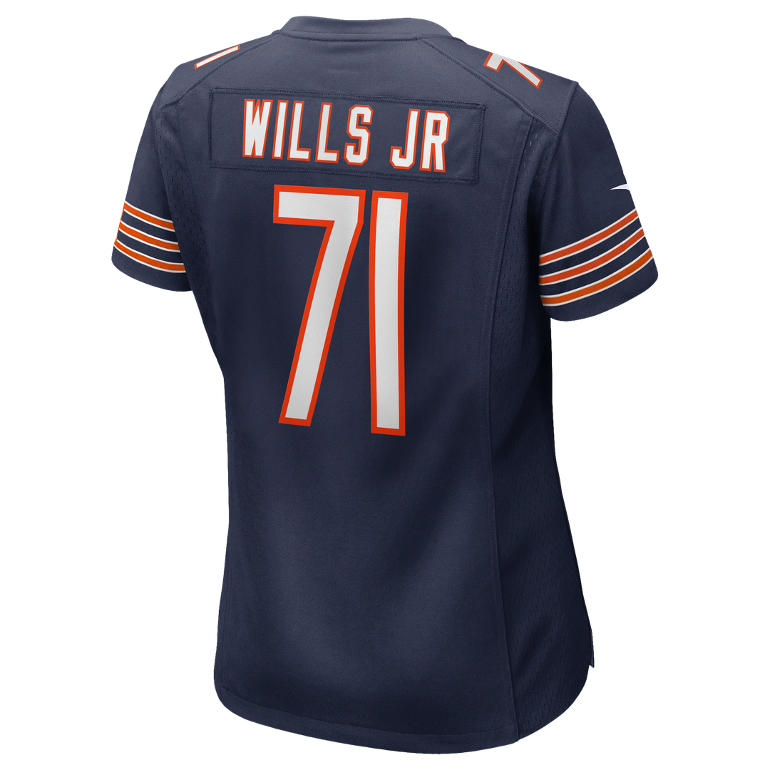 Jedrick Wills Jr. Chicago Bears Women's Team Game Jersey - Navy