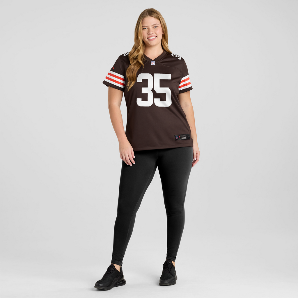 Toriano Pride Jr. Cleveland Browns Women's Team Game Jersey - Brown