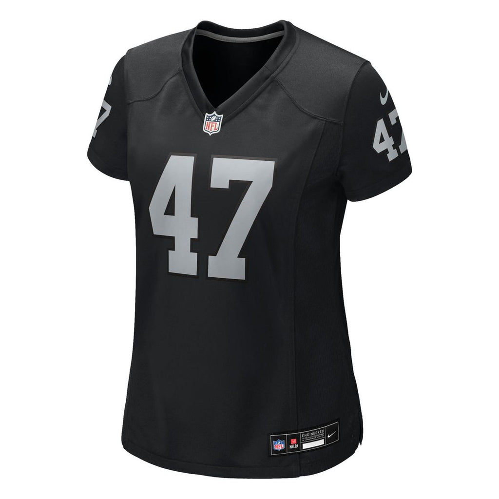 Alex Ward Las Vegas Raiders Women's Team Game Jersey - Black