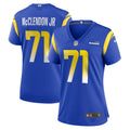 Warren McClendon Jr. Los Angeles Rams Women's Team Game Jersey - Royal