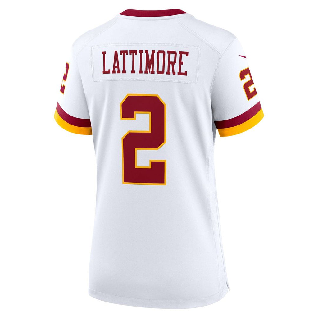 Marshon Lattimore Washington Commanders Women's Game Super Bowl Era Jersey - White