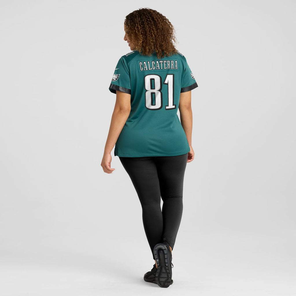 Grant Calcaterra Philadelphia Eagles Women's Team Game Jersey - Midnight Green