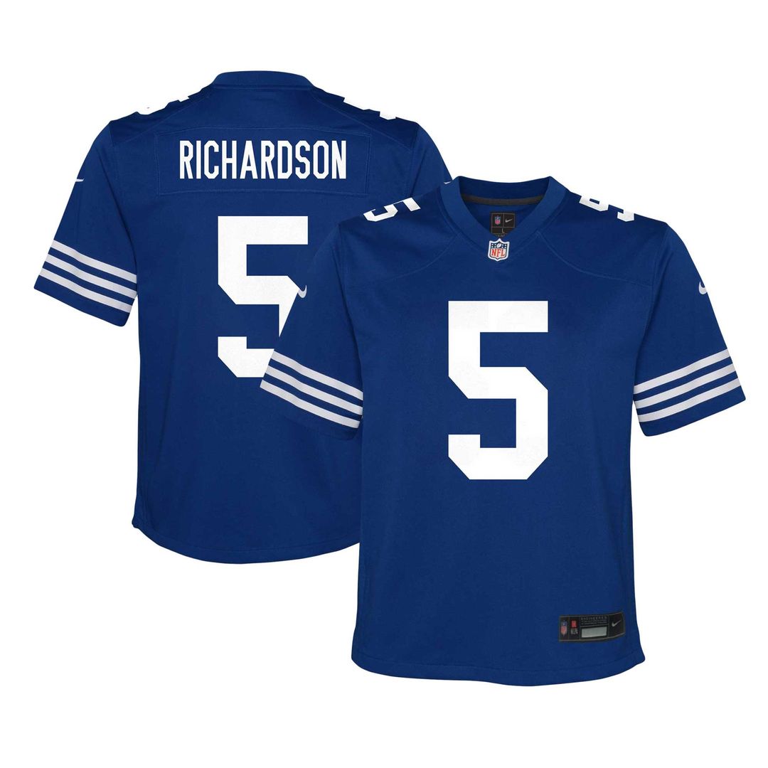 Anthony Richardson Sr. Indianapolis Colts Youth Game Jersey - Royal