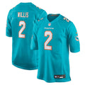 Malik Willis Miami Dolphins Game Jersey - Aqua