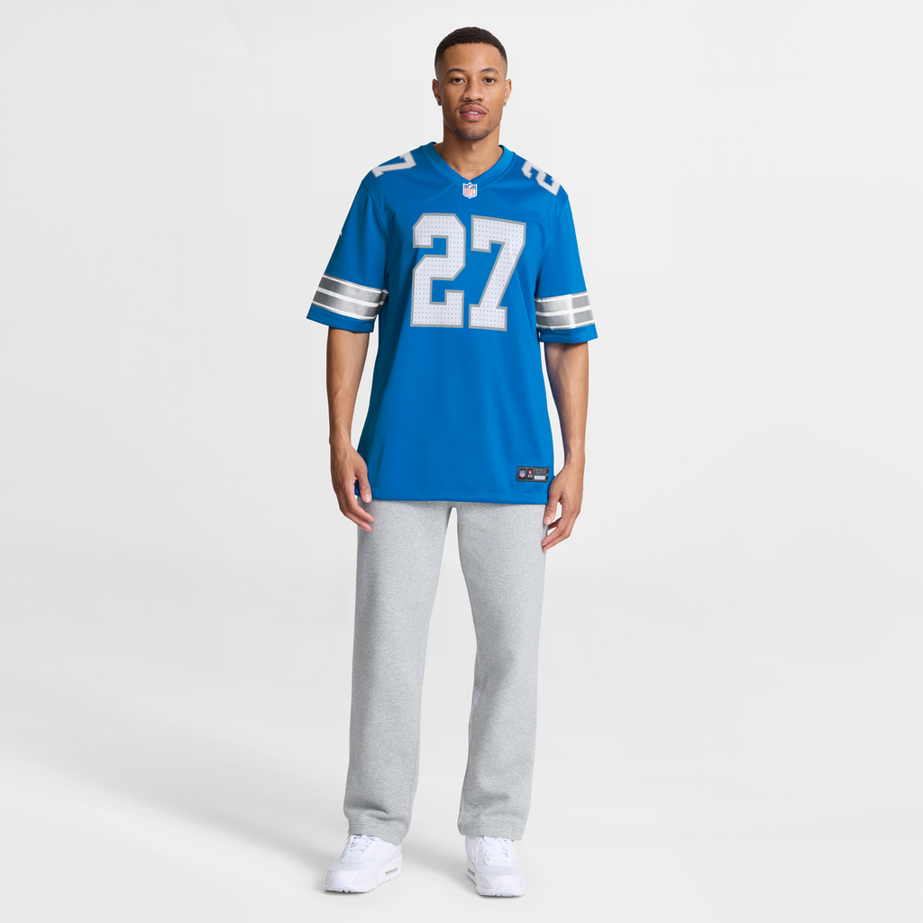 Arthur Maulet Detroit Lions Team Game Jersey - Blue