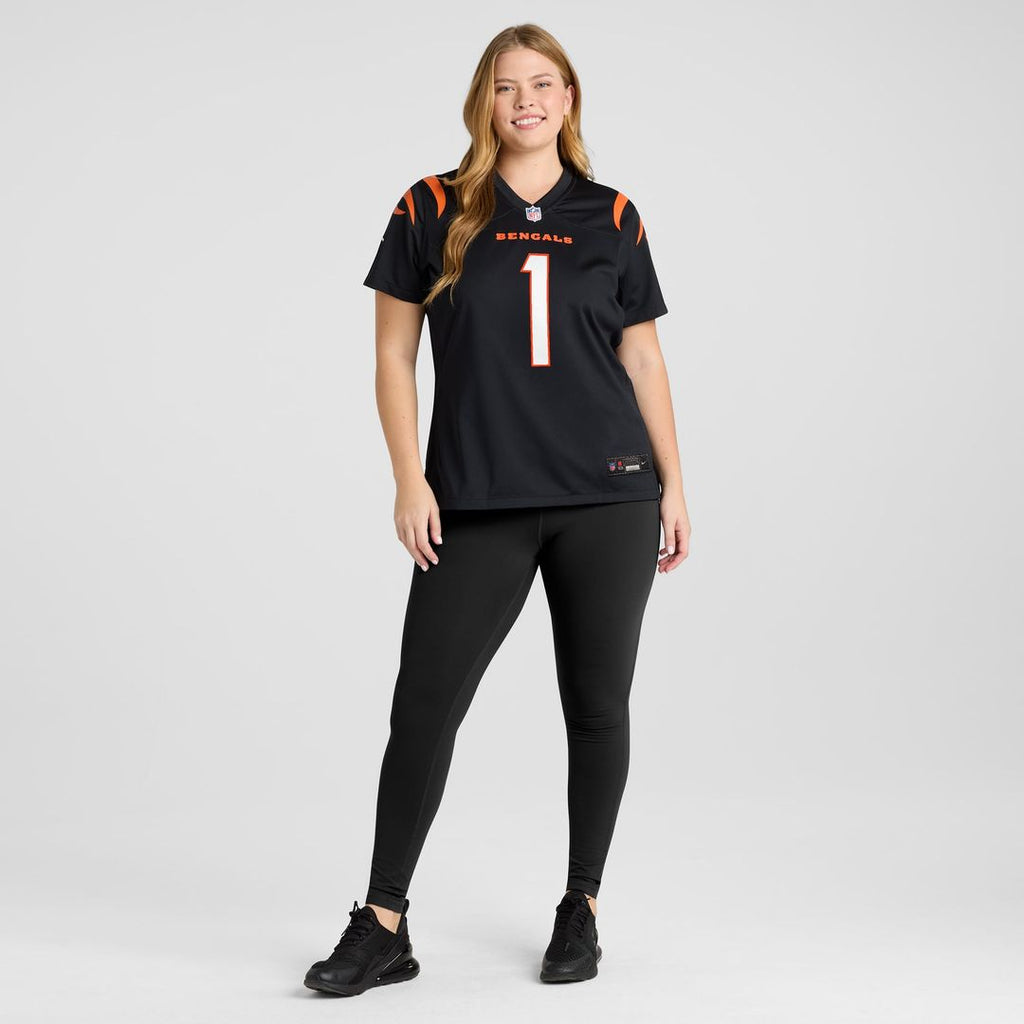 Number 1 Mom Cincinnati Bengals Women's Game Jersey - Black