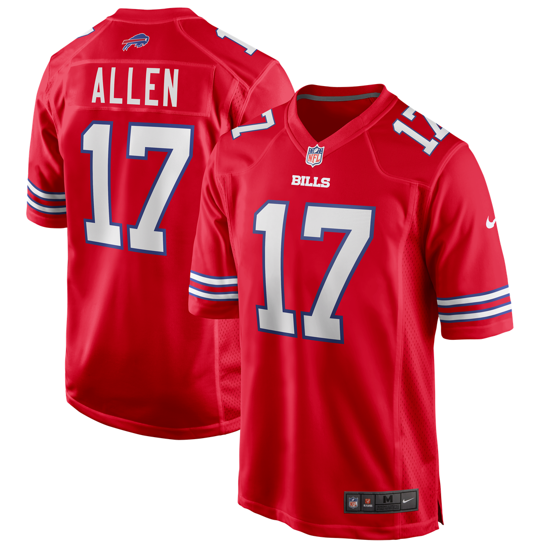 Josh Allen Buffalo Bills White Game Player Jersey - White