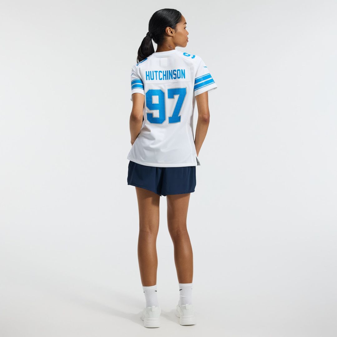 Aidan Hutchinson Detroit Lions Women's Alternate Game Jersey - Blue