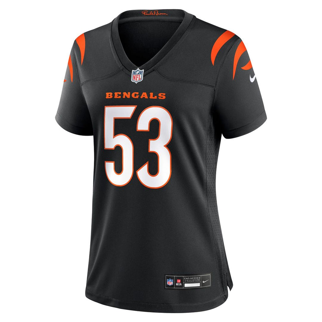 Boye Mafe Cincinnati Bengals Women's Team Game Jersey - Black