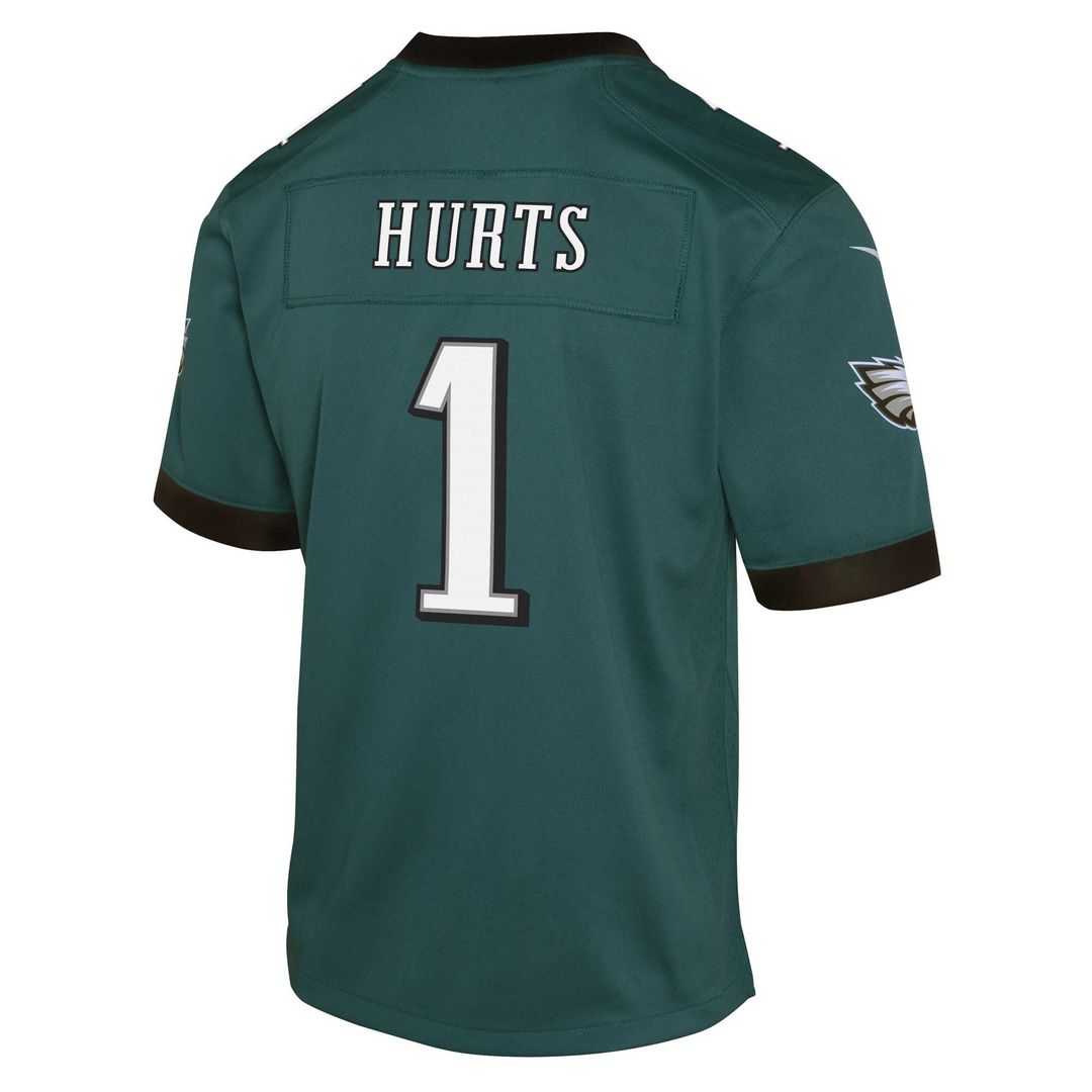 Jalen Hurts Philadelphia Eagles Youth Game Jersey - Green