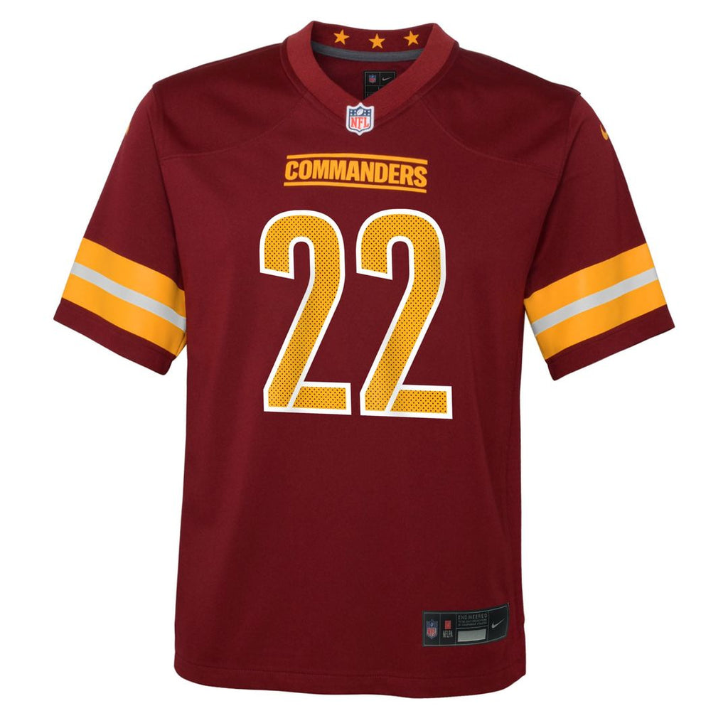 Jacory Croskey - Merritt Washington Commanders Youth Team Game Jersey - Burgundy