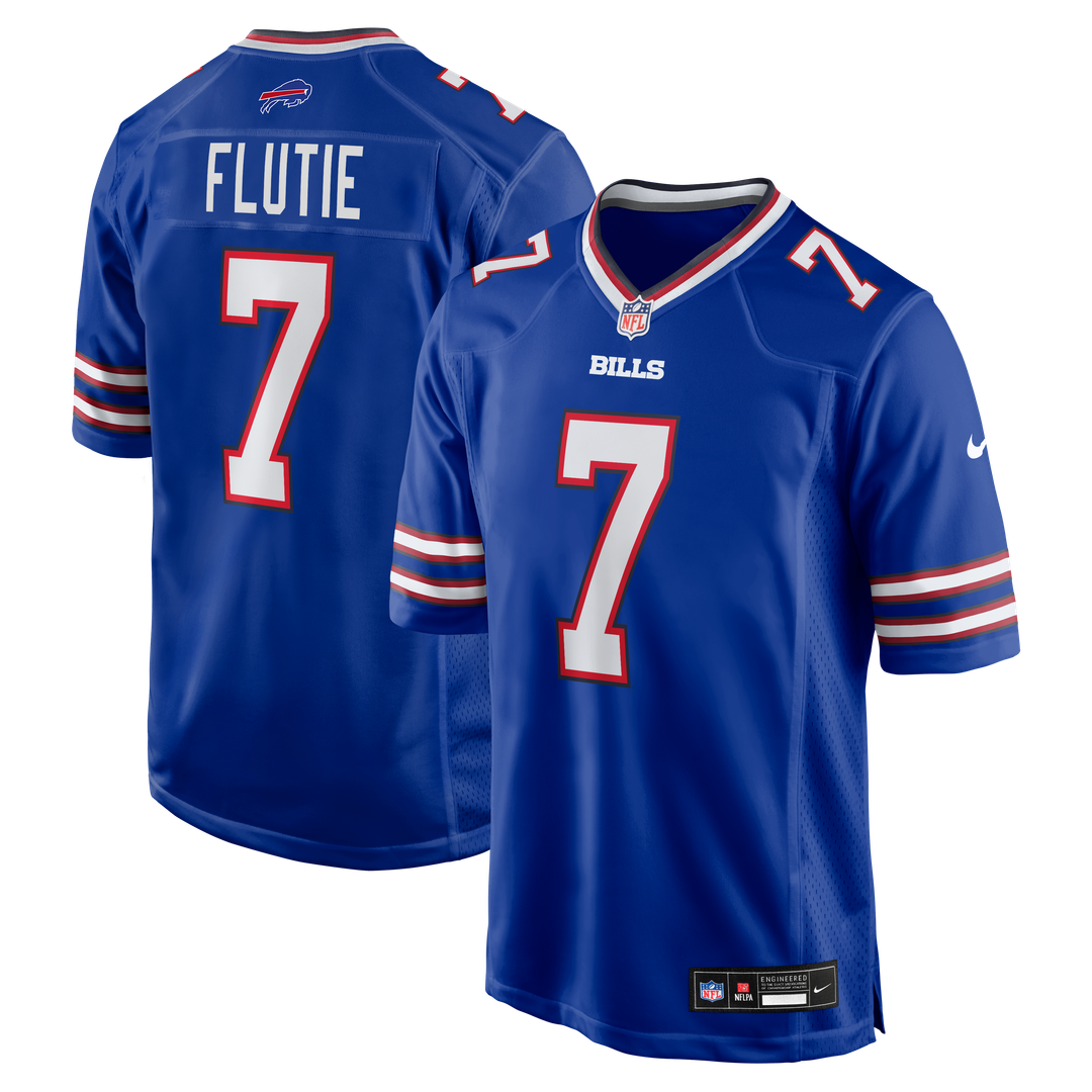 Doug Flutie Buffalo Bills Game Retired Player Jersey - Royal